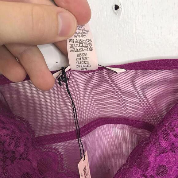 Victoria Secret Top Womens Large Lingerie Babydoll Teddy Sheer Sexy New - Picture 6 of 9